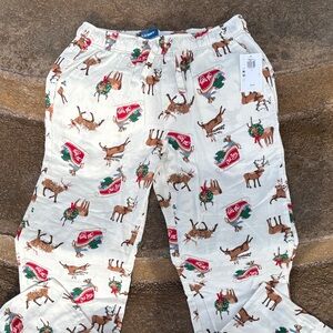 Old Navy Men’s Holiday Reindeer Match The Fam Flannel Pants